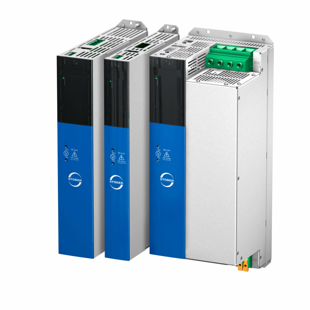 Bild 1: Die PS6 Produktfamilie PS6A34, PS6A24 und PS6A44. Ganz rechts: der neue PS6 High Power.