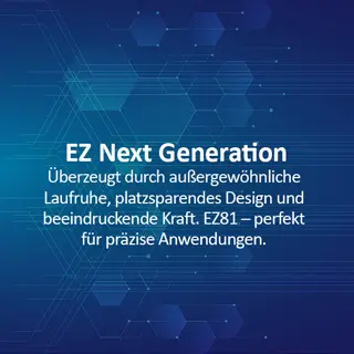 Synchron-Servomotor EZ mit neuen Baugrößen