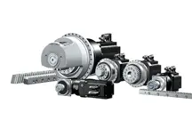 Zahnstangentriebe mit Synchron-Servomotoren